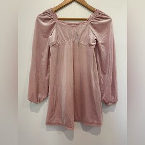 GAP Kids Soft Pink Lace Trim Dress